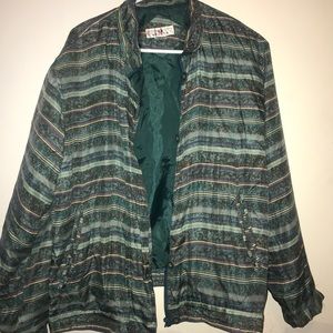 80s windbreaker sports jacket